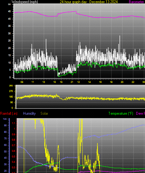 24 Hour Graph for Day 13