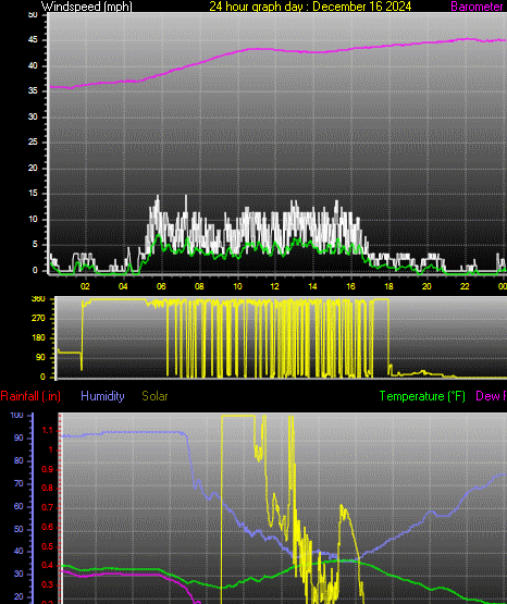 24 Hour Graph for Day 16