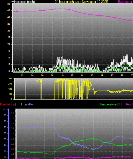 24 Hour Graph for Day 10