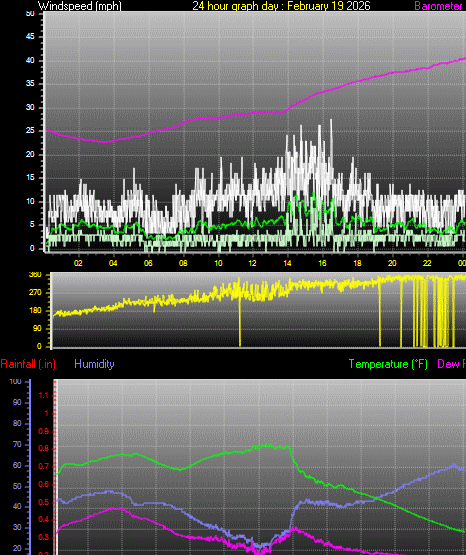 24 Hour Graph for Day 19
