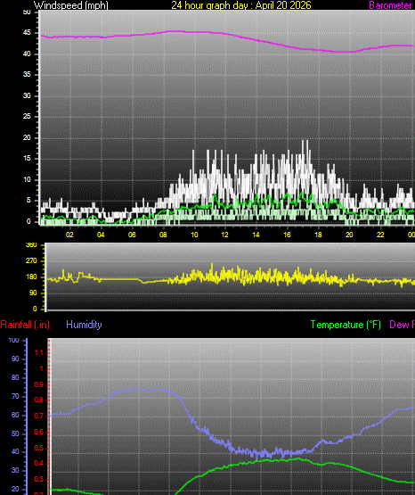 24 Hour Graph for Day 20