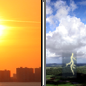 Wednesday: Mostly Sunny then Slight Chance Showers And Thunderstorms