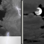 Sunday Night: Chance Showers And Thunderstorms then Mostly Cloudy