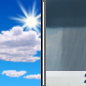 Sunday: Mostly Sunny then Slight Chance Rain Showers