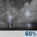 Monday Night: Chance Showers And Thunderstorms then Showers And Thunderstorms Likely