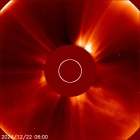 Latest LASCO C2 image of the Sun