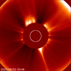 Latest LASCO C2 image of the Sun