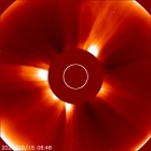 Latest LASCO C2 image of the Sun