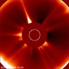 Latest LASCO C2 image of the Sun