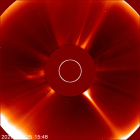 Latest LASCO C2 image of the Sun