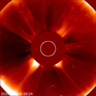 Latest LASCO C2 image of the Sun