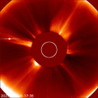 Latest LASCO C2 image of the Sun