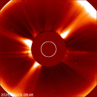 Latest LASCO C2 image of the Sun