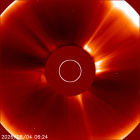 Latest LASCO C2 image of the Sun