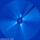 Latest LASCO C3 image of the Sun