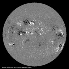 Latest SDO/HMI Magnetogram image of the Sun