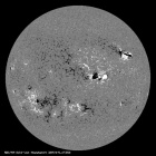 Latest SDO/HMI Magnetogram image of the Sun