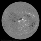 Latest SDO/HMI Magnetogram image of the Sun