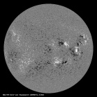 Latest SDO/HMI Magnetogram image of the Sun