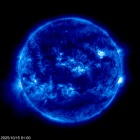 Click for time-lapse image of the sun