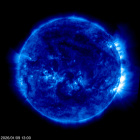Click for time-lapse image of the sun