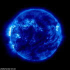 Click for time-lapse image of the sun