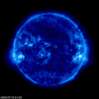 Click for time-lapse image of the sun