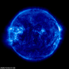 Click for time-lapse image of the sun