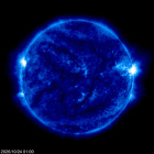 Click for time-lapse image of the sun
