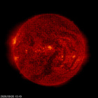 SOHO EIT 304 image of the sun