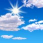 This Afternoon: Mostly sunny, with a high near 83. South southeast wind around 10 mph. 